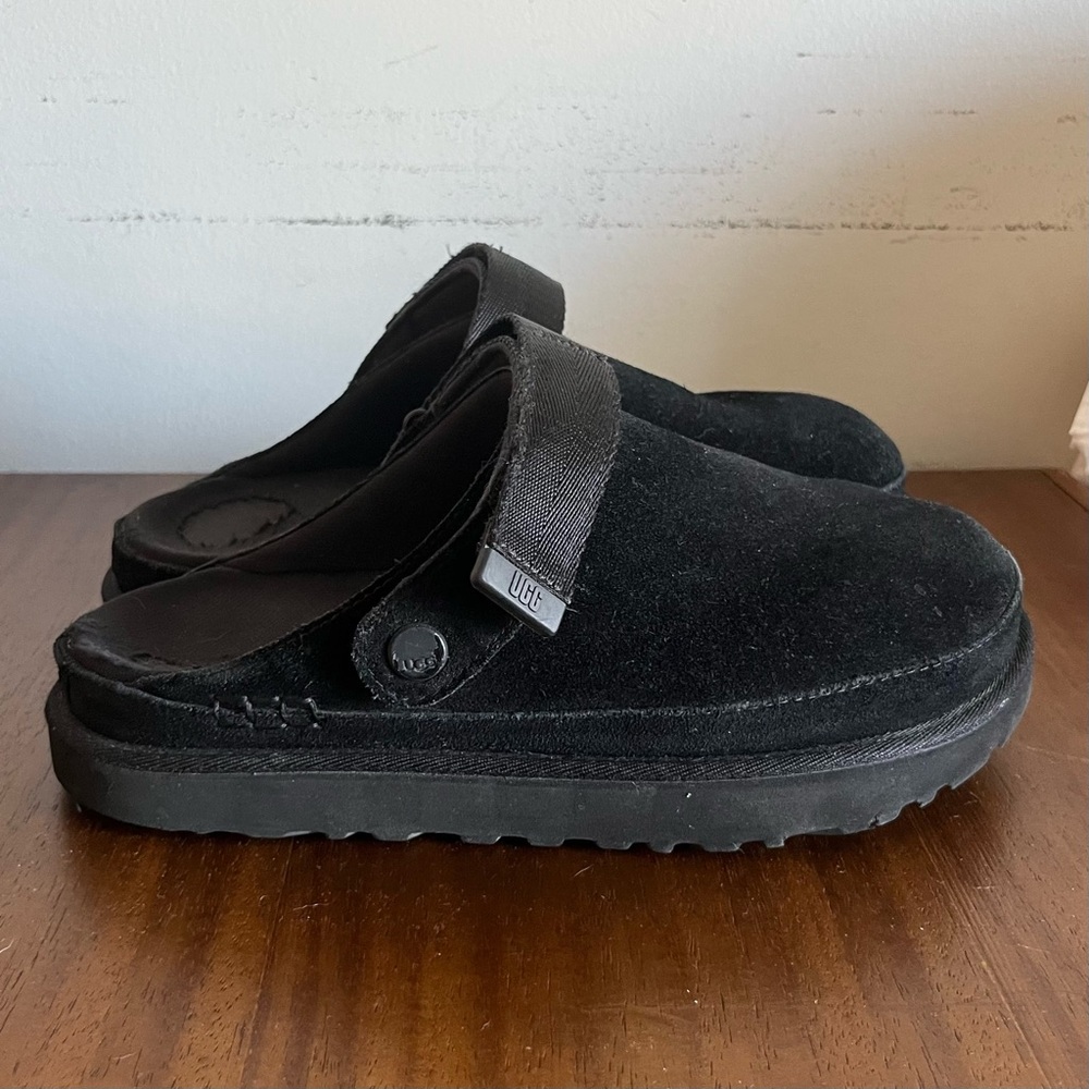 Womens Ugg Goldenstar clog black 8.5